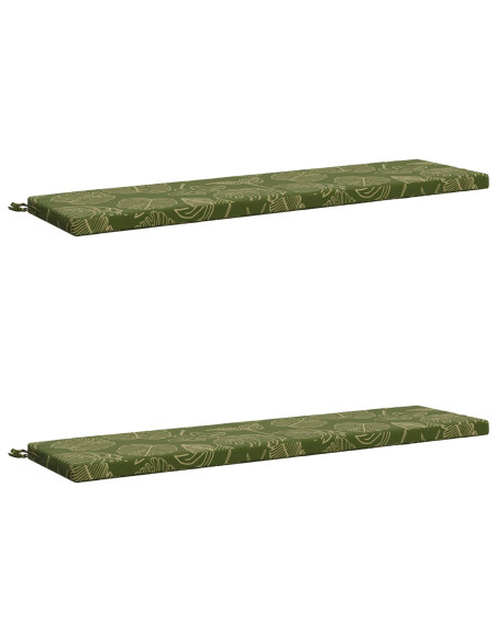 Cuscini per Panchina a 2 Pezzi SOEST 2 pz 100% Poliestere