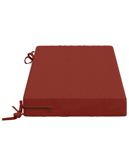 Cuscini per Panchina a 2 Pezzi SOEST 2 pz 100% Poliestere Rosso