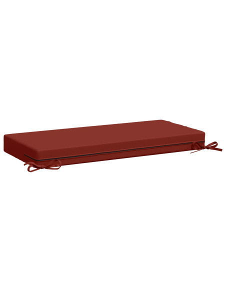 Cuscini per Panchina a 2 Pezzi SOEST 2 pz 100% Poliestere Rosso