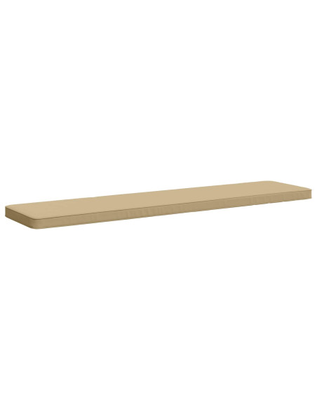 Cuscini per Panchina a 2 Pezzi VUGHT 2 pz 100% Poliestere Beige