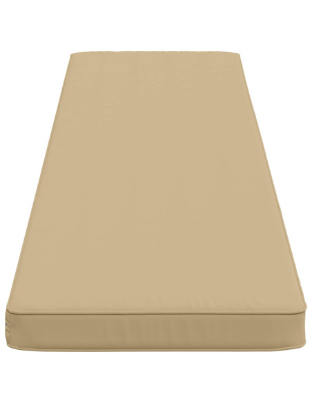 Cuscini per Panchina a 2 Pezzi VUGHT 2 pz 100% Poliestere Beige