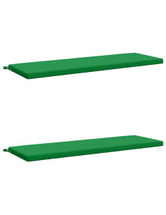 Cuscini per Panchina a 2 Pezzi SOEST 2 pz 100% Poliestere Verde