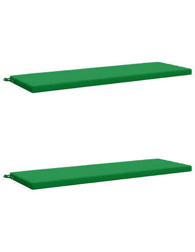 Cuscini per Panchina a 2 Pezzi SOEST 2 pz 100% Poliestere Verde