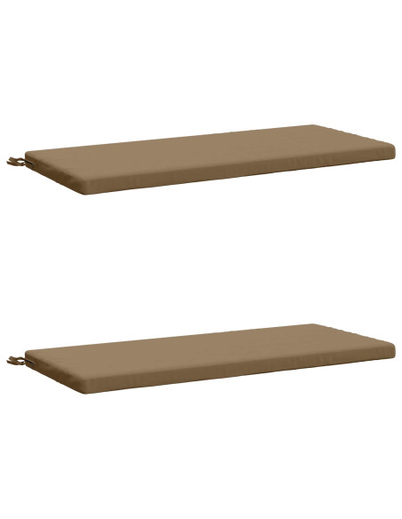 Cuscini per Panchina a 2 Pezzi SOEST 2 pz 100% Poliestere