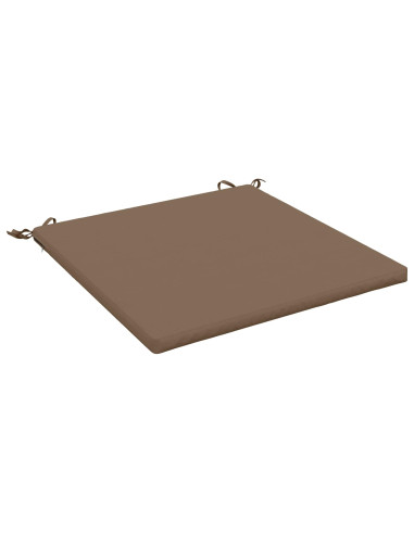 Cuscino per Sedia in Unico Pezzo SOEST 100% Poliestere Tortora