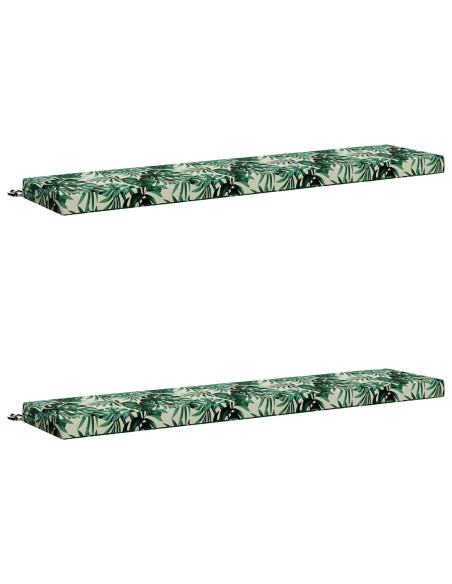 Cuscini per Panchina a 2 Pezzi SOEST 2 pz 100% Poliestere