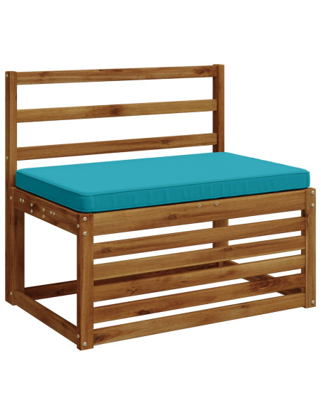 Cuscino per Panchina a 1 Pezzo VUGHT 100% Poliestere Turchese