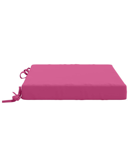 Cuscini per Sedia in 4 Pezzi SOEST 4 pz 100% Poliestere Rosa