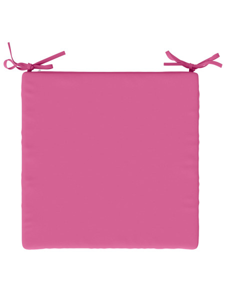 Cuscini per Sedia in 4 Pezzi SOEST 4 pz 100% Poliestere Rosa