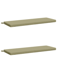 Cuscini per Panchina a 2 Pezzi SOEST 2 pz 100% Poliestere