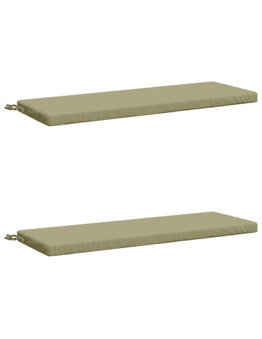 Cuscini per Panchina a 2 Pezzi SOEST 2 pz 100% Poliestere