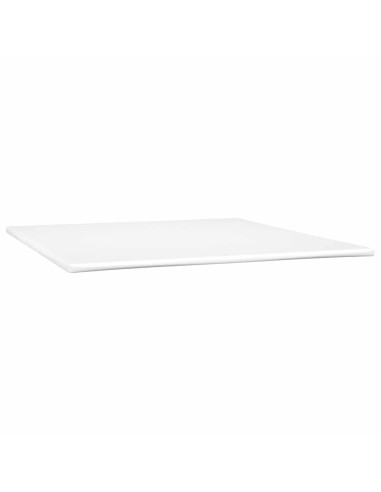 Giroletto a Molle con Materasso Crema 160x200 cm in Similpelle