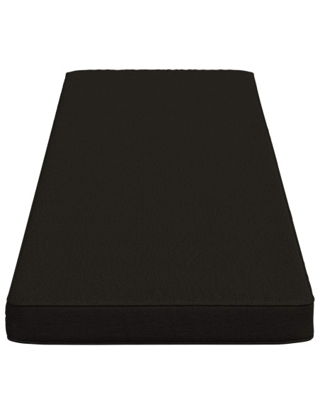 Cuscini per Panchina a 2 Pezzi VUGHT 2 pz 100% Poliestere Nero