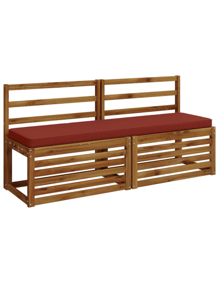 Cuscino per Panchina a 1 Pezzo VUGHT 100% Poliestere Rosso
