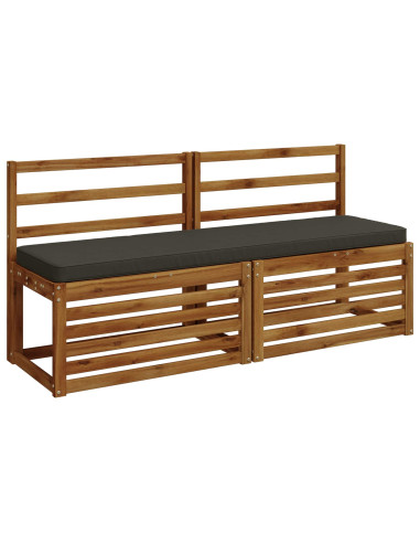 Cuscino per Panchina a 1 Pezzo VUGHT 100% Poliestere Antracite