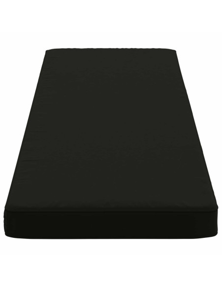 Cuscini per Panchina a 2 Pezzi VUGHT 2 pz 100% Poliestere Nero