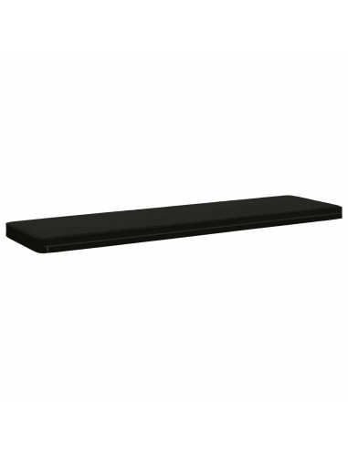 Cuscini per Panchina a 2 Pezzi VUGHT 2 pz 100% Poliestere Nero
