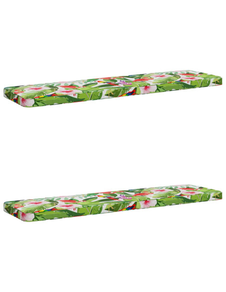 Cuscini per Panchina a 2 Pezzi VUGHT 2 pz 100% Poliestere