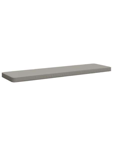 Cuscino per Panchina a 1 Pezzo VUGHT 100% Poliestere Grigio