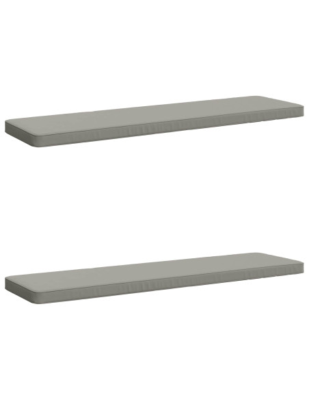Cuscini per Panchina a 2 Pezzi VUGHT 2 pz 100% Poliestere
