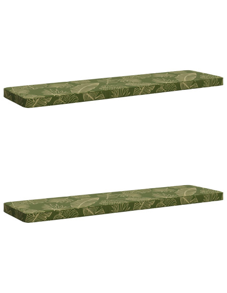 Cuscini per Panchina a 2 Pezzi VUGHT 2 pz 100% Poliestere