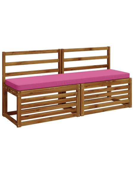 Cuscino per Panchina a 1 Pezzo VUGHT 100% Poliestere Rosa