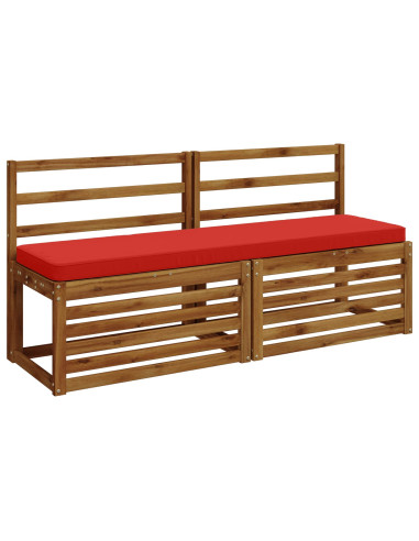 Cuscino per Panchina a 1 Pezzo VUGHT 100% Poliestere Rosso