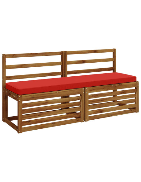 Cuscino per Panchina a 1 Pezzo VUGHT 100% Poliestere Rosso
