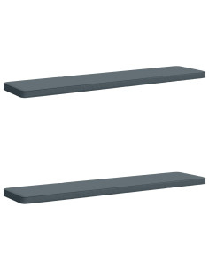 Cuscini per Panchina a 2 Pezzi VUGHT 2 pz 100% Poliestere Blu