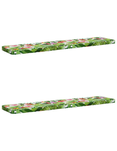 Cuscini per Panchina a 2 Pezzi VUGHT 2 pz 100% Poliestere