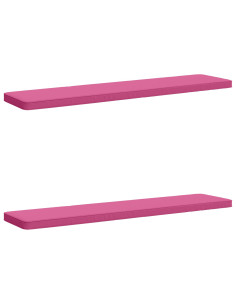 Cuscini per Panchina a 2 Pezzi VUGHT 2 pz 100% Poliestere Rosa