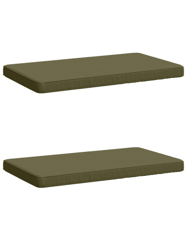 Cuscini per Panchina a 2 Pezzi VUGHT 2 pz 100% Poliestere