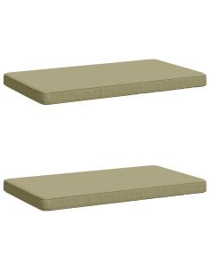 Cuscini per Panchina a 2 Pezzi VUGHT 2 pz 100% Poliestere