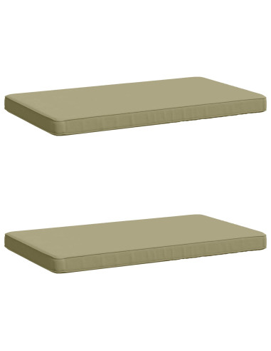 Cuscini per Panchina a 2 Pezzi VUGHT 2 pz 100% Poliestere