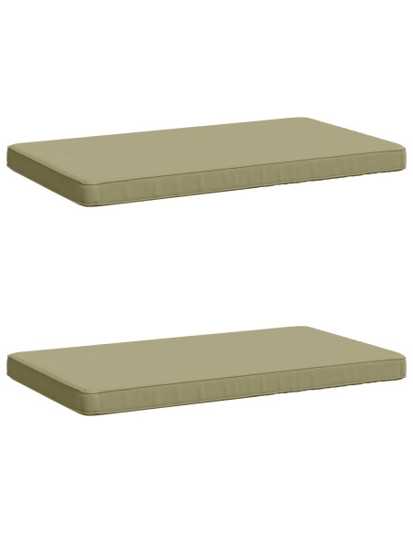 Cuscini per Panchina a 2 Pezzi VUGHT 2 pz 100% Poliestere