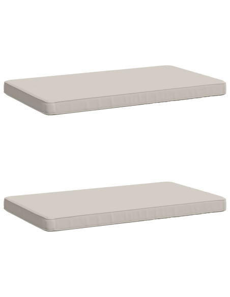 Cuscini per Panchina a 2 Pezzi VUGHT 2 pz 100% Poliestere