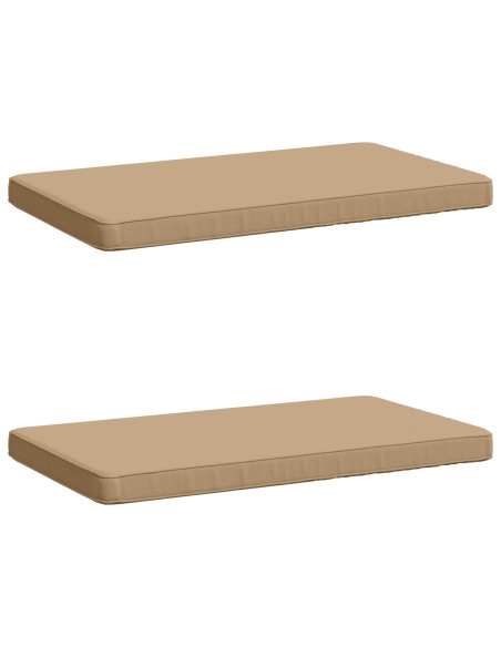 Cuscini per Panchina a 2 Pezzi VUGHT 2 pz 100% Poliestere