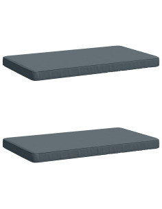 Cuscini per Panchina a 2 Pezzi VUGHT 2 pz 100% Poliestere Blu