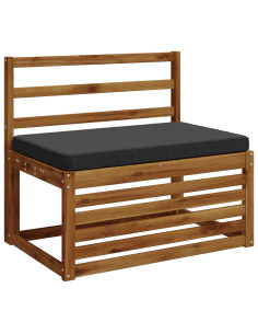 Cuscino per Panchina a 1 Pezzo VUGHT 100% Poliestere Antracite 2
