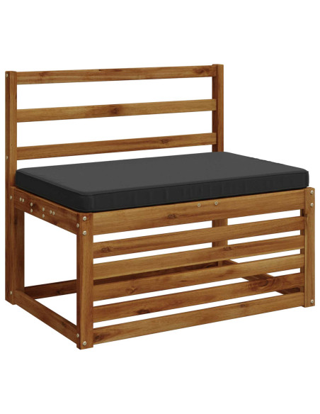 Cuscino per Panchina a 1 Pezzo VUGHT 100% Poliestere Antracite