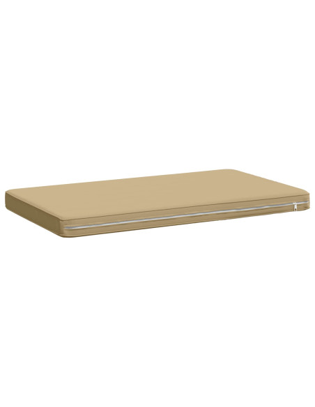 Cuscini per Panchina a 2 Pezzi VUGHT 2 pz 100% Poliestere Beige