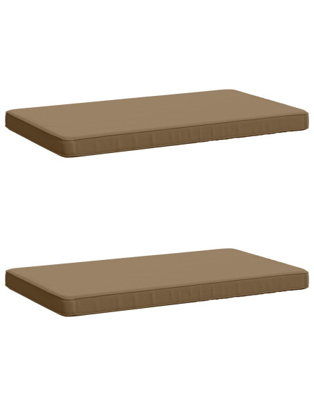 Cuscini per Panchina a 2 Pezzi VUGHT 2 pz 100% Poliestere