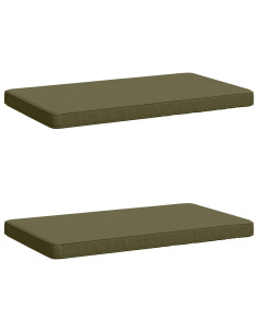 Cuscini per Panchina a 2 Pezzi VUGHT 2 pz 100% Poliestere