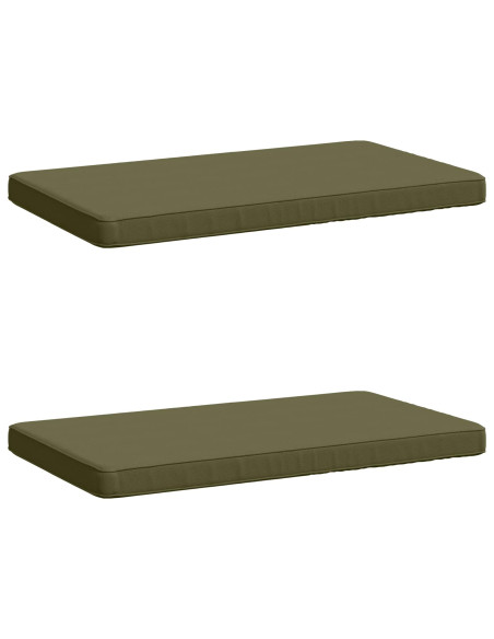 Cuscini per Panchina a 2 Pezzi VUGHT 2 pz 100% Poliestere