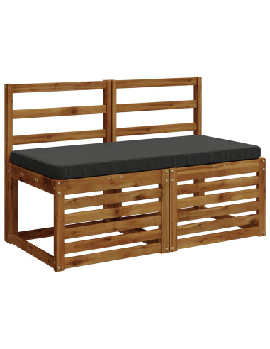 Cuscino per Panchina a 1 Pezzo VUGHT 100% Poliestere Antracite