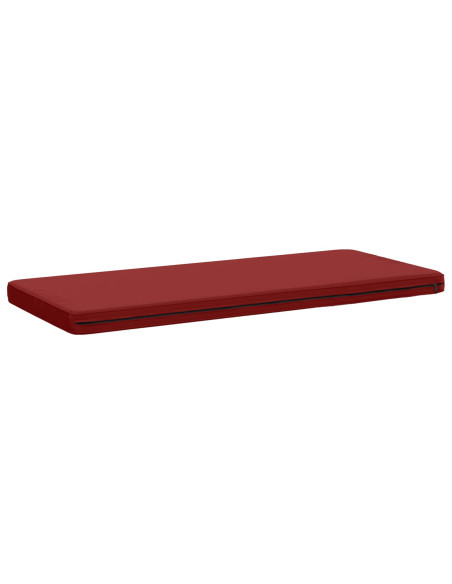 Cuscino per Panchina a 1 Pezzo VUGHT 100% Poliestere Rosso Vino