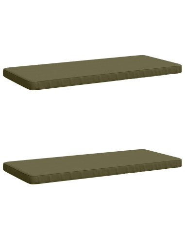 Cuscini per Panchina a 2 Pezzi VUGHT 2 pz 100% Poliestere