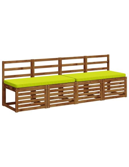 Cuscini per Panchina a 2 Pezzi VUGHT 2 pz 100% Poliestere