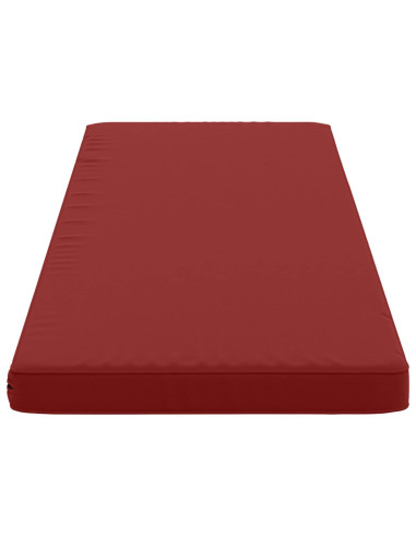 Cuscino per Panchina a 1 Pezzo VUGHT 100% Poliestere Rosso Vino