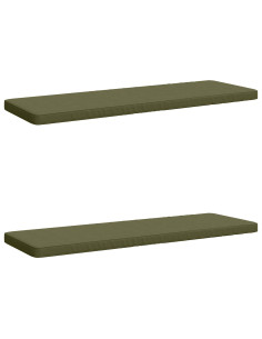 Cuscini per Panchina a 2 Pezzi VUGHT 2 pz 100% Poliestere